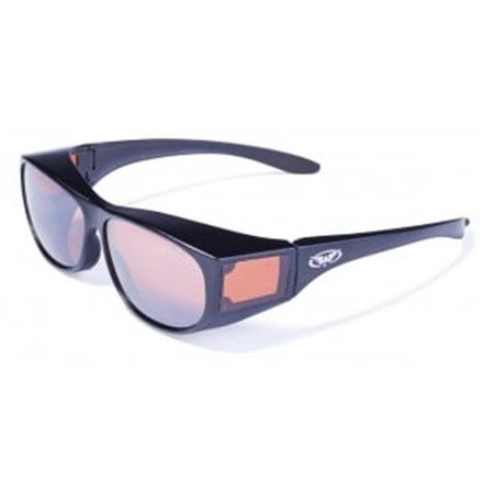 SAFETY Safety Escort Safety Glasses With Black Driving Mirror Lens ESCORT BK DRM